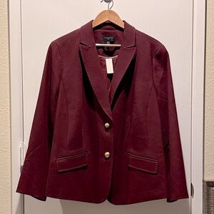 Talbots Women's Burgundy Blazer
